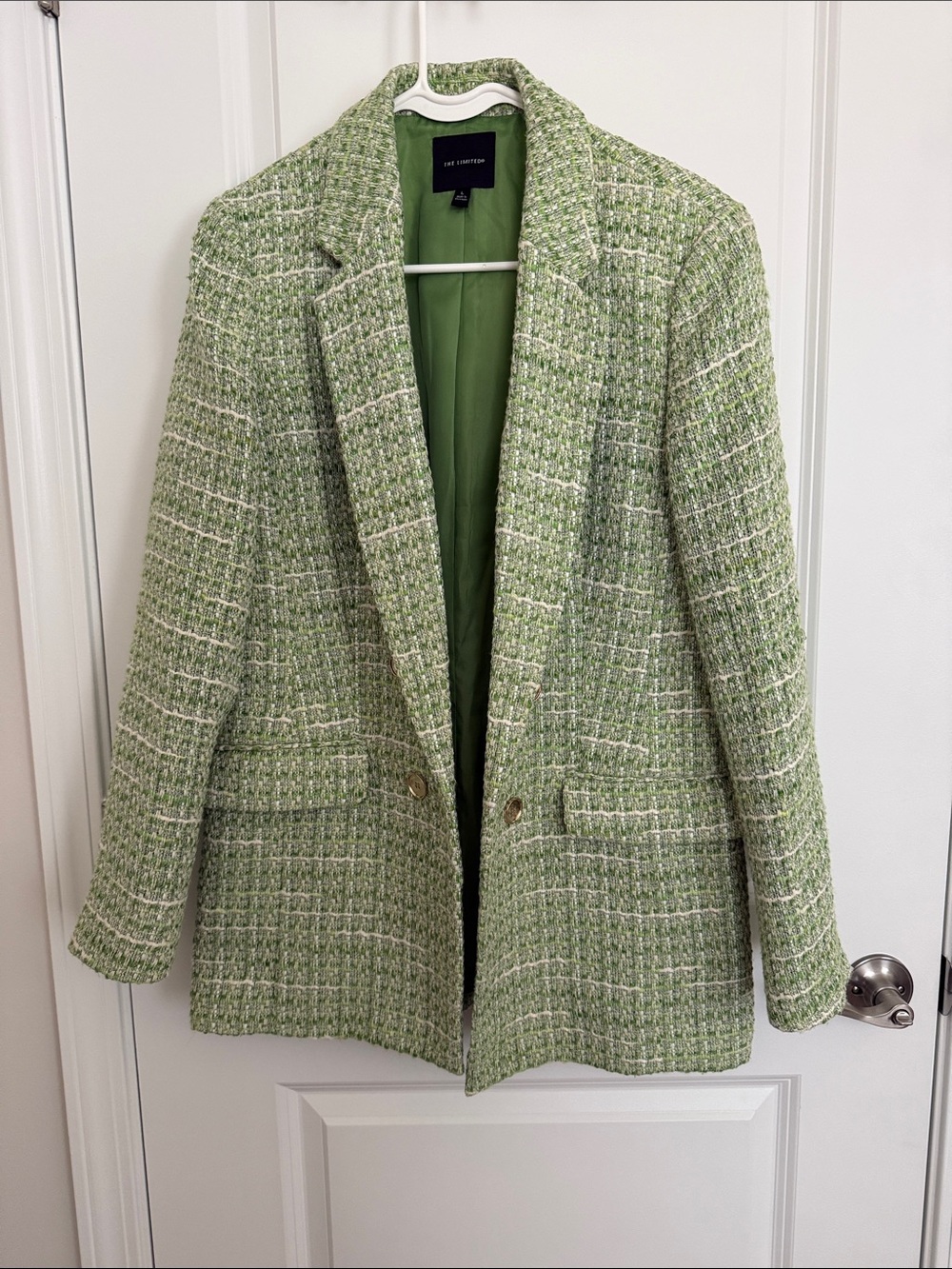 Vintage!!!! The Limited Women’s Light Green Tweed Blazer Jacket